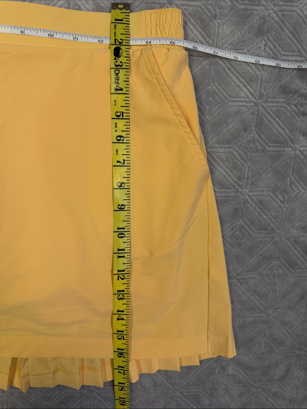 Calia Pleated-Trim Mini Skort with Elastic Waist - Picture 6 of 6